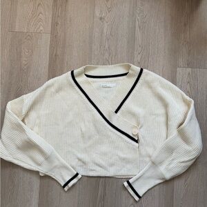 Oak+Fort Cropped Knit Sweater